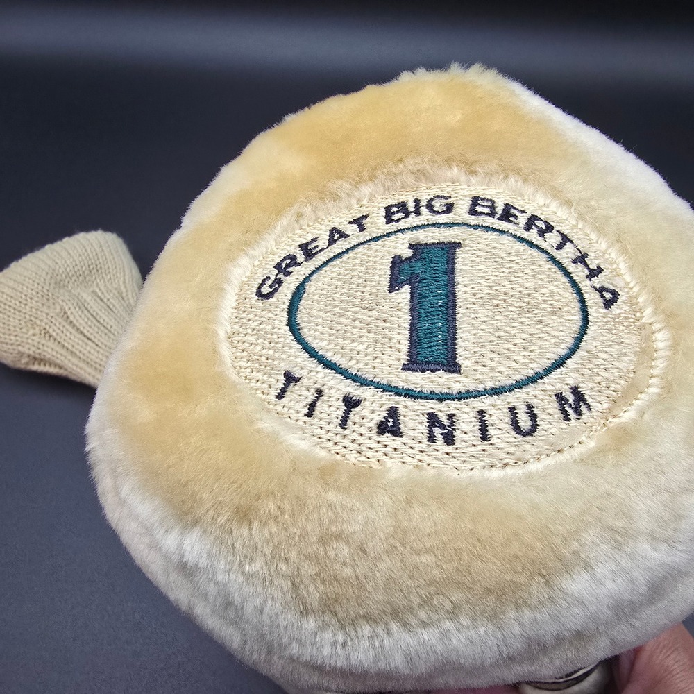 Callaway Great‎ Big Bertha Titanium Ladies Gems Driver Headcover #1 Wood Vintage - Picture 5 of 12
